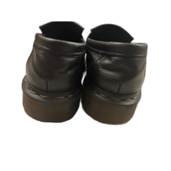 Dr Martens Adrian Tassel Loafers Black Leather Slip On Shoes Size 6 Women - Picture 5 of 6